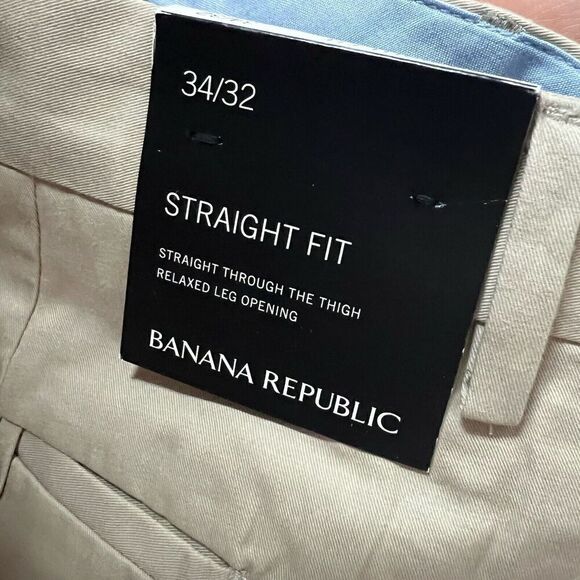NWT Banana Republic Straight Fit Chinos - Picture 5 of 7